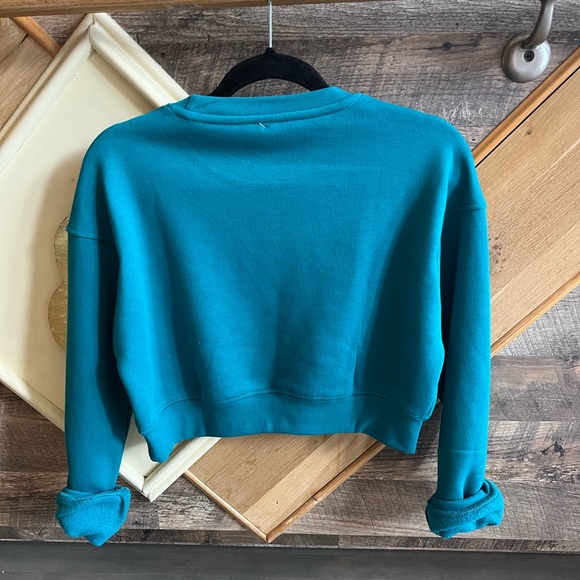 Varsity Letters Dance Cropped Crewneck - Picture 2 of 2